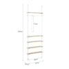 SoBuy Closet reglabil Walk-in L97XP24XA (193-262) CM KLS14 -OWN (copie)