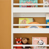 SoBuy KMB08-K-W Bibliotecă de Perete Raft pentru Cărți Copii Raft de Depozitare cu 4 Niveluri - Alb