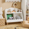 Prévente SoBuy KMB100-W Bibliothèque Enfant, Étagère à Livres, Étagère de Rangement pour Livres et Jouets, Meuble Rangement sur Pieds pour Chambre d’Enfant, 5 Compartiments Ouverts, 82 x 35 x 76 cm