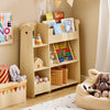 SoBuy KMB101-N Étagère de Rangement pour Enfants, Meuble Rangement pour Livres et Jouets, Bibliothèque Organisateur pour Chambre d'Enfants, Salle de Jeux, Salon, 91x30x100 cm