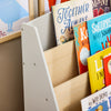 SoBuy KMB106-HG Bibliotecă Etajeră pentru Cărți, Etajeră Depozitare Jucării și Cărți pentru Camera Copiilor, Dulap Depozitare Copii cu 4 Compartimente Deschise, 61 x 30 x 71 cm