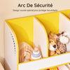 SoBuy KMB107-G Meuble Rangement Enfant pour Jouets et Livres, Organisateur de Jouets, Étagère à Livres pour Chambre d'enfant