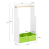 SoBuy WORGHTEGGGETTI 63X30X76 CM KMB108-G (COPIE)