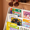 SoBuy KMB112-W Bibliotecă pentru copii cu 4 rafturi și 1 sertar