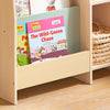 SoBuy KMB114-GR Bibliotecă pentru copii, Raft de depozitare pentru copii, Raft de cărți pentru camera copiilor, Mobilier de depozitare pentru copii cu 4 rafturi și 3 compartimente, Verde, 63x30x90cm