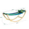 SoBuy KMB16-J Balansoar, Pătuț Copii, Hamac Copii, Șezlong Balansoar pentru Copii, Rocking Chair, pentru Camera Copiilor, Terasă, Sufragerie, Grădină, 124x36x45 cm