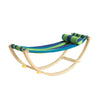 SoBuy KMB16-J Balansoar, Pătuț Copii, Hamac Copii, Șezlong Balansoar pentru Copii, Rocking Chair, pentru Camera Copiilor, Terasă, Sufragerie, Grădină, 124x36x45 cm