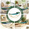 SoBuy KMB16-J Balansoar, Pătuț Copii, Hamac Copii, Șezlong Balansoar pentru Copii, Rocking Chair, pentru Camera Copiilor, Terasă, Sufragerie, Grădină, 124x36x45 cm