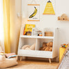 SoBuy KMB19-W Bibliotecă pentru Copii, Raft pentru Cărți, Dulap de Depozitare pentru Copii, Dulap de Depozitare Jucării și Cărți pentru Camera Copiilor, 5 Compartimente Deschise, 86 x 36 x 77 cm, Alb