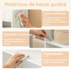 SoBuy KMB55-W Bibliotecă Montessori pentru copii – Mobilier pentru depozitarea jucăriilor și cărților cu 8 compartimente, Sigură, Alb, 106×30×104 cm