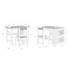 SoBuy Tabelul scaunelor pentru copii 80x50x65.5cm KMB60-W (copie)