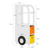 SoBuy KMB67-W+KMB68-W+KMB69-W Set de 3 Biblioteci pentru Copii, Raft de Depozitare pentru Cărți și Jucării, în Formă de Mașină