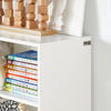 SoBuy KMB68-W Bibliotecă pentru copii Raft de cărți și jucării Mobilier pentru copii