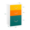 SoBuy KMB72-W Armoire de Rangement pour Enfant, Rangement pour Livres et Jouets, Coffre à Jouets pour Enfant