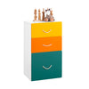 SoBuy KMB72-W Armoire de Rangement pour Enfant, Rangement pour Livres et Jouets, Coffre à Jouets pour Enfant