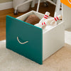 SoBuy KMB72-W Armoire de Rangement pour Enfant, Rangement pour Livres et Jouets, Coffre à Jouets pour Enfant