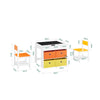 SoBuy Tabel cu 2 scaune pentru copii 87x50x50cm KMB75-W (copie)