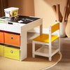 SoBuy Tabel cu 2 scaune pentru copii 87x50x50cm KMB75-W (copie)