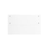 SoBuy Raftul de perete pentru copii pentru copii cu două cutii de jucărie 60x20x36 cm alb KMB81-W