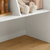 SoBuy Bibliotecă pentru copii pentru copii cu copii cu piept de suport pentru mobilier detașabil dormitor alb 80x40x100cm KMB83-W
