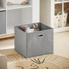 SoBuy Rafturi pentru mobilier pentru copii pentru copii pentru mobilier pentru dormitor cu două sertare în țesătură naturală nețesută 100x35x80cm KMB85-W