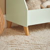 SoBuy Bibliotecă pentru copii cu compartimente de depozitare și o cutie de raft pentru jucării raft pentru copii care organizează jucării Green 60x36x88.8cm KMB90-GR