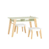 SoBuy Masă pentru copii cu 2 scaune mobilier mobilier pentru masă pentru copii pentru a picta pentru copii verzi KMB92-GR