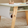 SoBuy Masă pentru copii cu 2 scaune mobilier mobilier pentru masă pentru copii pentru a picta pentru copii verzi KMB92-GR