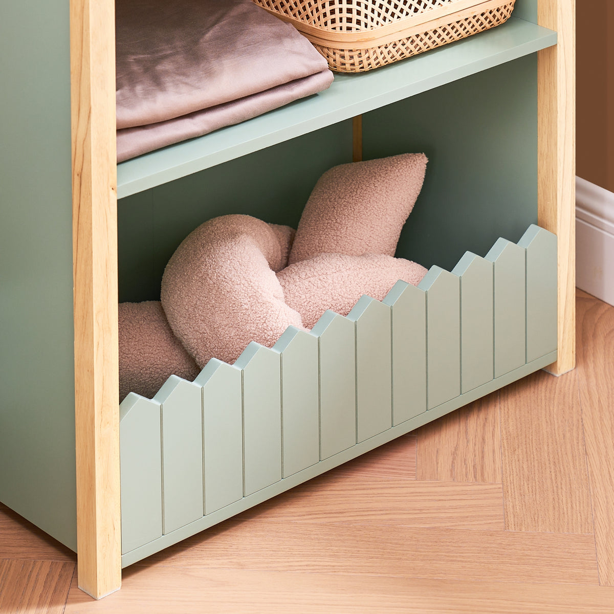 SoBuy KMB97-GR Bibliothèque Enfant Étagère de Rangement Jouets pour Enfants Étagère à Livres, 3 Compartiments Ouverts