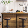 SoBuy KNL01-F Insulă Centrală de Bucătărie Industrială 170 cm – Blat XXL, Bufet Bar Vintage