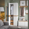 Pre-vânzare SoBuy KSB01-W Dulap cu Adâncime Redusă 30 cm – Dressing care Economisește Spațiu, Bară pentru Umerașe Integrată, Alb