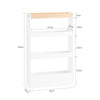 SoBuy Cabinet de economisire a spațiului 60x18x82cm NSR01-W (copie)
