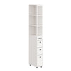 SoBuy NSR13-N Dulap 20 cm Între Frigider și Perete – Spațiu de Depozitare, Stil Natural