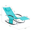 SoBuy OGS28-HBx2 Lot de 2 Chaise Longue Transat de Jardin Bascule avec Appui-tête Réglable et Pochette latérale