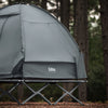 SoBuy OGS32-II-L-HG Cort de Camping în aer liber Cort dublu cu cârlig pentru lampă și genți de depozitare pentru pantofi Corturi 3-în-1 pentru 2 persoane, 193x188x145 cm