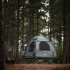 SoBuy OGS32-II-L-HG Cort de Camping în aer liber Cort dublu cu cârlig pentru lampă și genți de depozitare pentru pantofi Corturi 3-în-1 pentru 2 persoane, 193x188x145 cm
