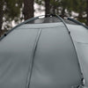 SoBuy OGS32-L-HG Cort de camping pliabil 4 în 1 cu acoperiș, sac de dormit, saltea gonflabilă, 2 persoane, gri