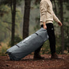 SoBuy OGS32-L-HG Cort de camping pliabil 4 în 1 cu acoperiș, sac de dormit, saltea gonflabilă, 2 persoane, gri