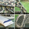 SoBuy OGS32-L-TN Cort de camping 4 în 1 pliabil, cu pat supraînălțat, acoperiș, sac de dormit, saltea gonflabilă - 2 persoane - Ideal pentru drumeții, festivaluri și aer liber, L325xP145xH188 cm