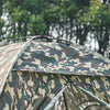 SoBuy OGS32-TN Cort de camping 4 în 1 pliabil cu pat supraînălțat, acoperiș, sac de dormit, saltea gonflabilă -1 persoană - Ideal pentru drumeții, festivaluri și aer liber, L193xP86xH160 cm