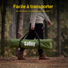 SoBuy OGS32-II-GR Pat de camping Cort de camping în aer liber cu cârlige pentru lampă și buzunare de depozitare pentru încălțăminte Pat de camping 3 în 1, practic