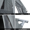 SoBuy Perdea de pliere 193x86x160cm OGS32-HG (copie)