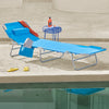 SoBuy 2 x paturi pliante pliante albastre OGS35-BX2