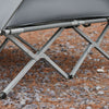 SoBuy OGS60-L-HG Lit de Camping Pliable en Aluminium Léger, 3 en 1 avec Toit Anti-UV + Matelas Gonflable Intégré + Sac de Transport, 2 Personnes
