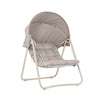 SoBuy OGS62-MI Balansoar Scaun Relaxant cu Parasolar Reglabil pentru Grădină și Balcon Hamac și Balansoar de Grădină Șezlong Exterior Bej 108x126x163 cm