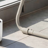 SoBuy OGS62-MI Balansoar Scaun Relaxant cu Parasolar Reglabil pentru Grădină și Balcon Hamac și Balansoar de Grădină Șezlong Exterior Bej 108x126x163 cm