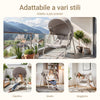Sobuy SDA14-HG, gresie de gradina 15 bucati pardoseala exterioara imbinata gresie antiderapante pentru balcon si gradina gri 30,5x30,5x2 cm