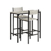 SoBuy Masă cu scaune pentru bucătărie table cu scaune pentru taburete de masă în stil vintage 87 cm ogth03-hg