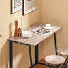 SoBuy OGT18-N Set de 1 Table + 2 Chaises Table à Manger Table de Cuisine