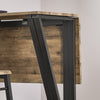 SoBuy OGT24-N Set de 1 Table + 4 Chaises Ensemble Table de Bar bistrot + 4 tabourets Table Mange-Debout Table Haute Cuisine Table à Manger